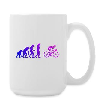 Gift idea for a road bike with road bike - Large Mug 440 ml - white - Right