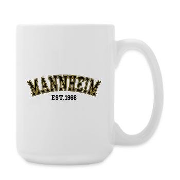 Mannheim gegründet 1966 - Große Tasse 440 ml - Weiß - Rechts
