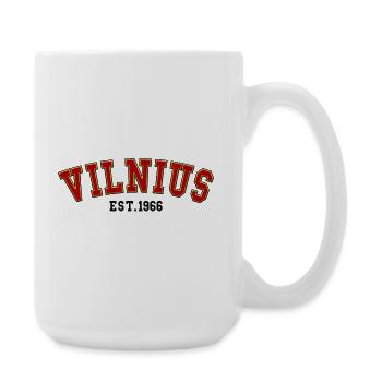 Vilnius Est. 1966 - Large Mug 440 ml - white - Right