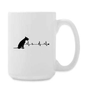 Dog - Large Mug 440 ml - white - Right
