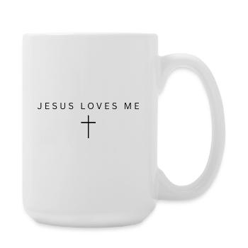 Jésus m’aime - Grande tasse 440 ml - blanc - Droite