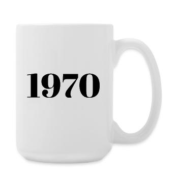 1970 Vintage 1970's Retro 1970's Birthday 1970's - Large Mug 440 ml - white - Right
