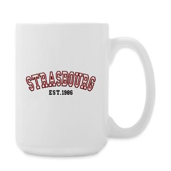 Strasbourg Fondée en 1986 - Grande tasse 440 ml - blanc - Droite