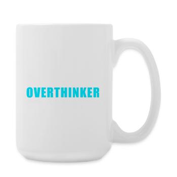 Chemise Certified Overthinker - Cadeau drôle - Grande tasse 440 ml - blanc - Droite