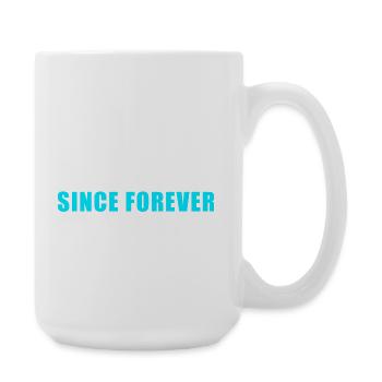 Overthinking Since Forever Shirt Humor - Large Mug 440 ml - white - Right