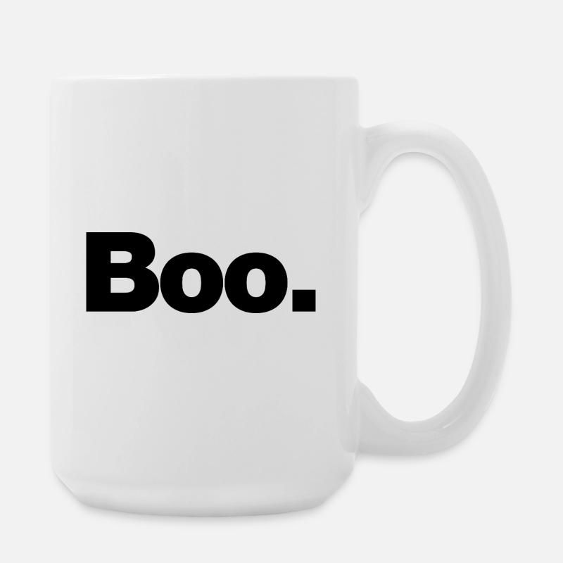 Buhruf - Große Tasse 440 ml - Weiß