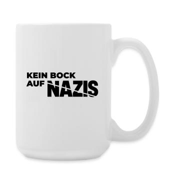 Kein_Bock_auf_Nazis - Große Tasse 440 ml - Weiß - Rechts
