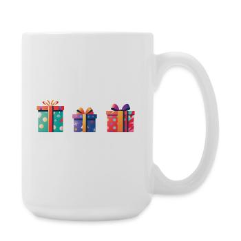 Festive Gift Boxes Colour Games - Large Mug 440 ml - white - Right