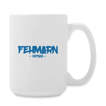 Fehmarn - Ostsee - Insel - Strand - Sommer - Sonne - Große Tasse 440 ml - Weiß - Rechts
