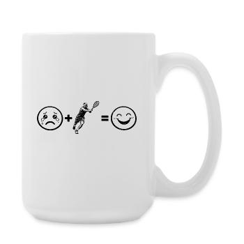 Gift idea for a tennis with tennis - Large Mug 440 ml - white - Right