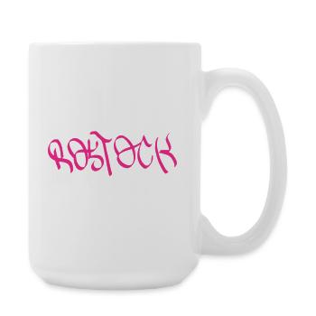 Rostock Graffiti Style T-Shirt - Grande tasse 440 ml - blanc - Droite