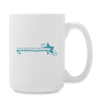 Cosmic Fancy Glow _ Unstoppable - Large Mug 440 ml - white - Right