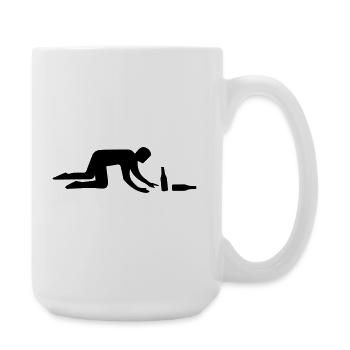 Drinking, Drinking - Large Mug 440 ml - white - Right