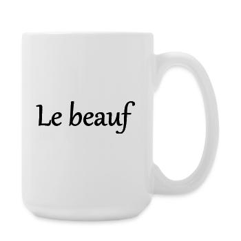 T-shirt humour beau-frère idée cadeau - Grande tasse 440 ml - blanc - Droite