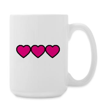 50. 50 ANS. 50e ANNIVERSAIRE. ANNIVERSAIRE 50 ANS. - Grande tasse 440 ml - blanc - Droite