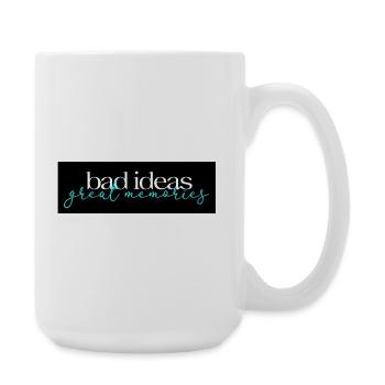 Bad Ideas Great Memories 02 - Large Mug 440 ml - white - Right