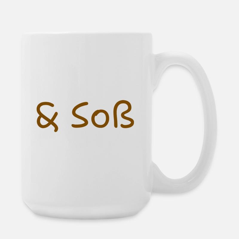 Soß(e) - Große Tasse 440 ml - Weiß