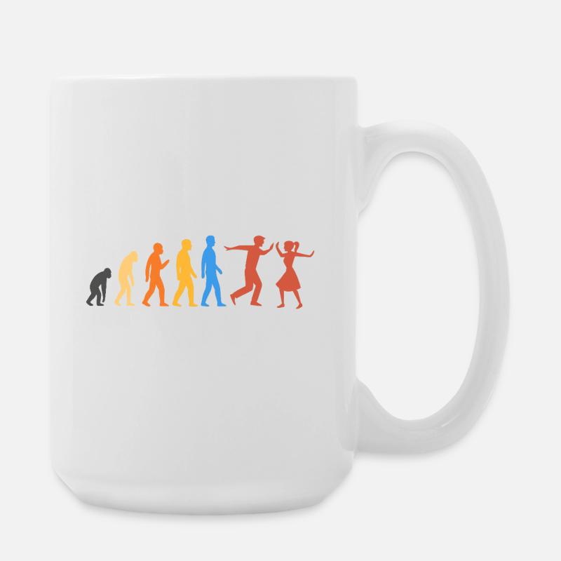 Danse Swing - Le plus haut niveau d’évolution - Grande tasse 440 ml - blanc