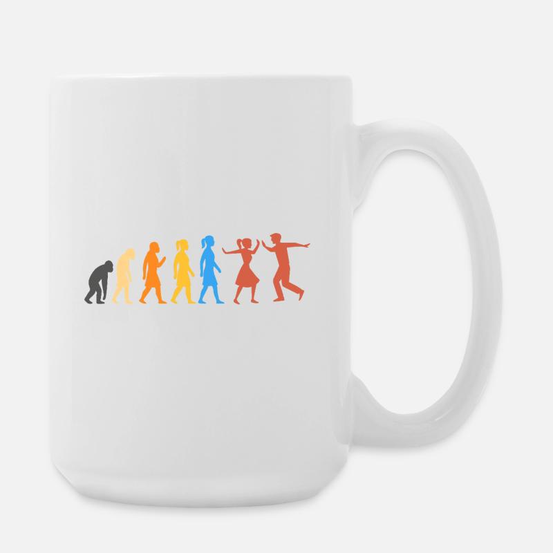 Swing Dance - The Highest Level of Evolution (2) - Large Mug 440 ml - white
