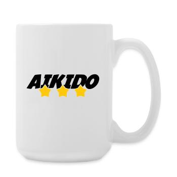Aikido - Martial Art - Aikido - Large Mug 440 ml - white - Right