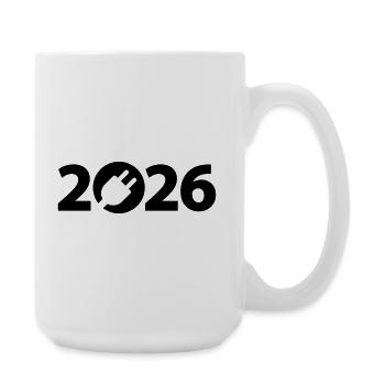 Electrician 2026, Electronics Technician 2026 - Large Mug 440 ml - white - Right