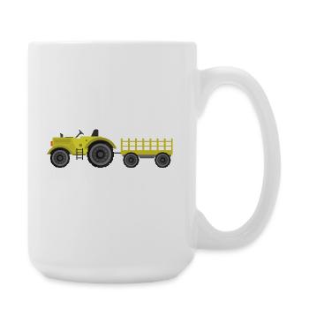 Farm tractor - Large Mug 440 ml - white - Right