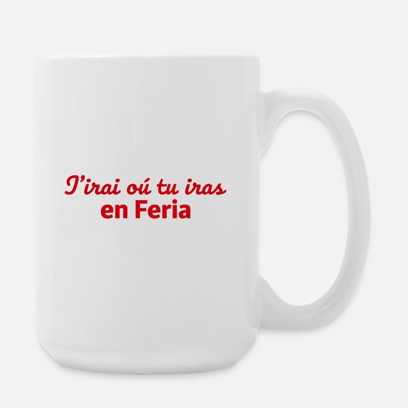Feria chanson - Große Tasse 440 ml - Weiß