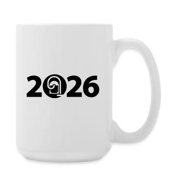 Frühlingsputz 2026, Frühjahrsputz 2026 - Große Tasse 440 ml - Weiß - Rechts