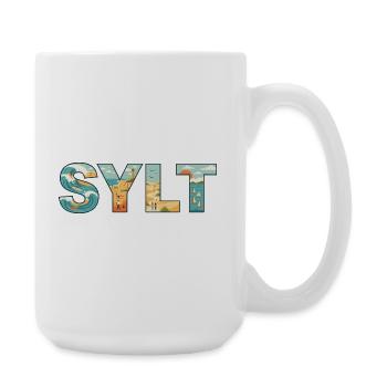 SYLT – Island life in letter design - Large Mug 440 ml - white - Right