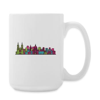 Arc de Triomphe de la Skyline de Montpellier - Grande tasse 440 ml - blanc - Droite
