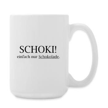 CHOCOLAT ! Juste du chocolat - Grande tasse 440 ml - blanc - Droite