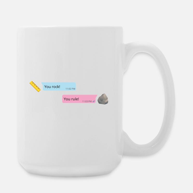 Rock & Rule - Grande tasse 440 ml - blanc