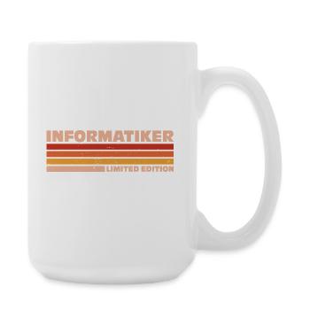 Informatiker Informatikerin Informatik - Große Tasse 440 ml - Weiß - Rechts