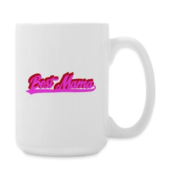 Best Mama Retro Bold Typography - Large Mug 440 ml - white - Right