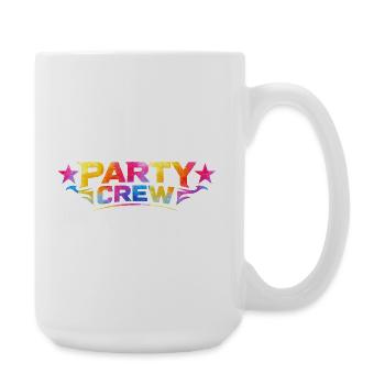 Party crew - Große Tasse 440 ml - Weiß - Rechts