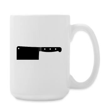 Fleischbeil - Große Tasse 440 ml - Weiß - Rechts