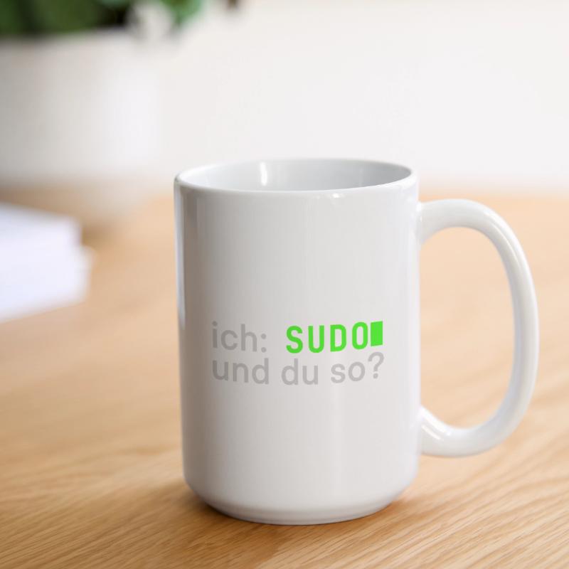 ich: SUDO und du so? Linux Spruch - Programmierer Große Tasse 440 ml