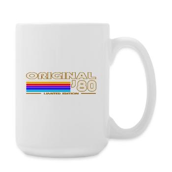 1980 - Große Tasse 440 ml - Weiß - Rechts