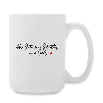 Alles Gute zum Geburtstag - Große Tasse 440 ml - Weiß - Rechts