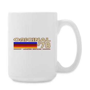 Original 78 Retro Rainbow - Large Mug 440 ml - white - Right