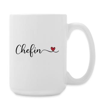 Patron - Grande tasse 440 ml - blanc - Droite
