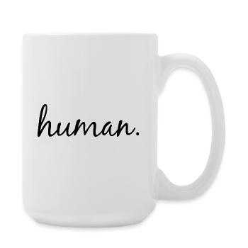 humain. Droits de l’homme pour tous - Grande tasse 440 ml - blanc - Droite