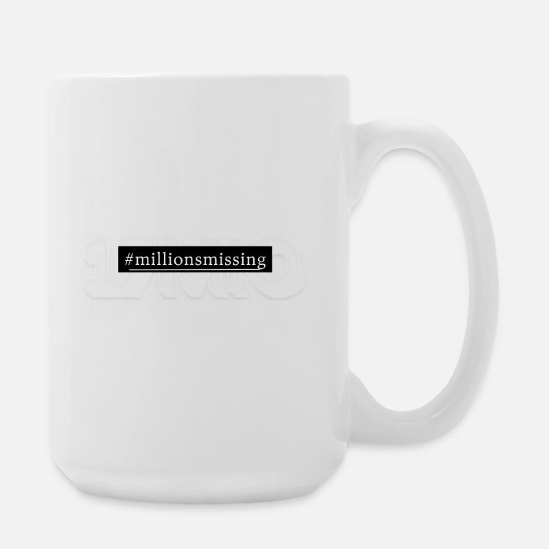 ME/CFS millionsmissing white - Große Tasse 440 ml - Weiß