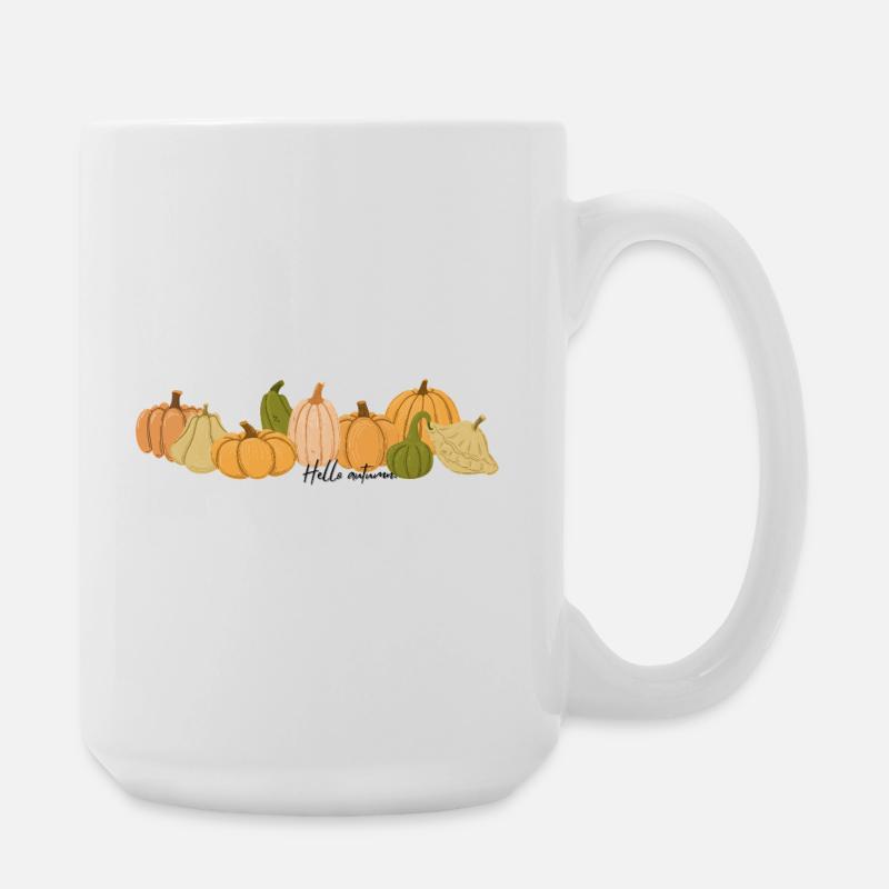 Hello autumn - Große Tasse 440 ml - Weiß