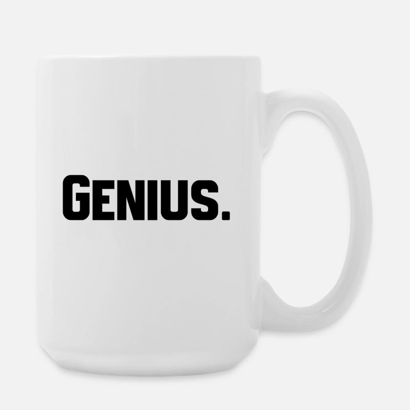Genius - Große Tasse 440 ml - Weiß