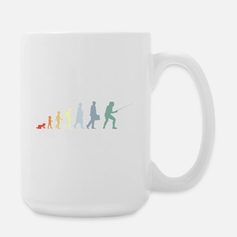 Fechter Evolution - Große Tasse 440 ml - Weiß