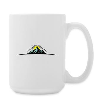 Montagnes Symboliques en plein air de Berge - Grande tasse 440 ml - blanc - Droite