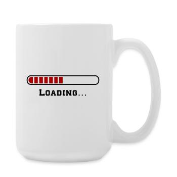 Chargement - Grande tasse 440 ml - blanc - Droite