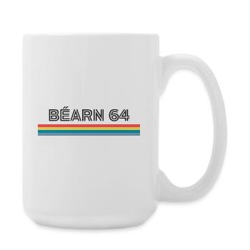 Bearni 64 T-Shirt Cadeau Humour - Grande tasse 440 ml - blanc - Droite