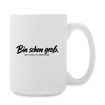 lustiger Spruch - Große Tasse 440 ml - Weiß - Rechts